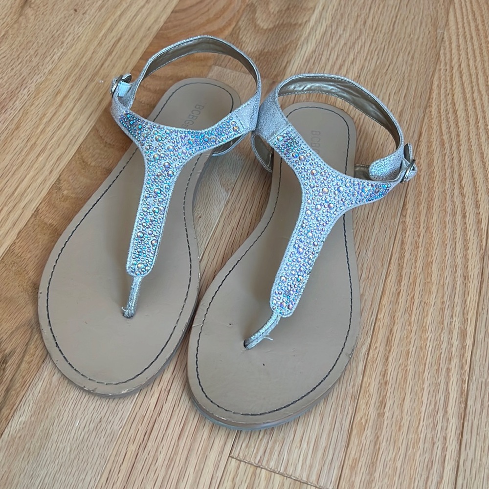 Sparkly BCBG sandals size 8.5